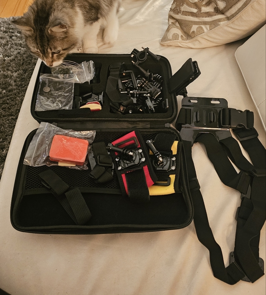 Go Pro Camera Accessory Kit with Various Components